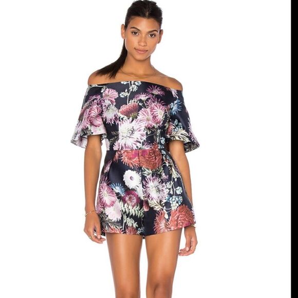 Keepsake Standstill off the shoulder romper - Picture 1 of 9